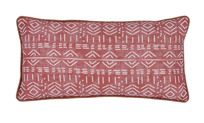 Zulu Red Clay Lumbar Pillow